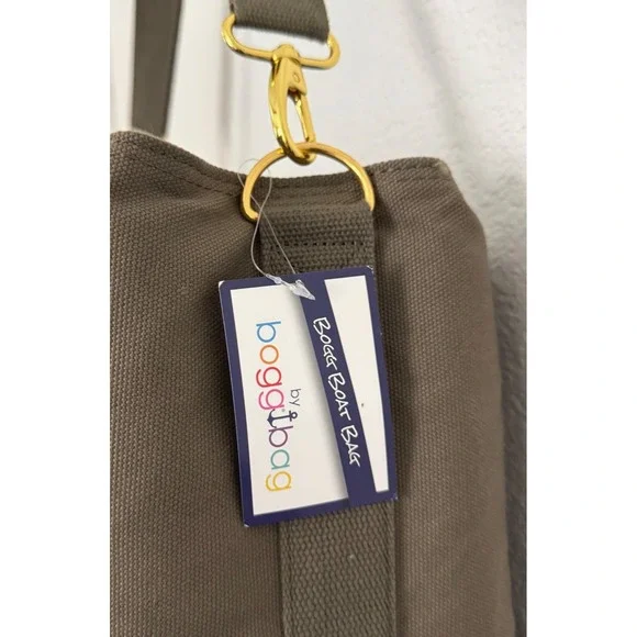 BOGG Boat Bag by Bogg Bag Olive Green Double Handles Adjustable Shoulder Strap - Picture 9 of 16